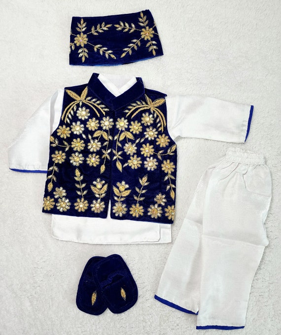 Bengal Annaprasan Dress for Baby Boy