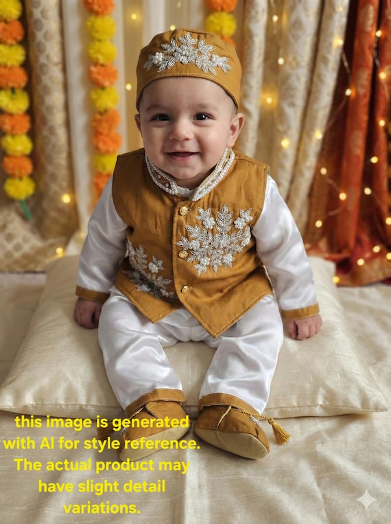 Nepali Pasni Dress for Boy/baby Weaning Ceremony /rice Feeding/ Annaprasan - Etsy Sweden Nepali Pasni Dress for Boy/baby Weaning Ceremony /rice Feeding/ Annaprasan - Etsy Sweden