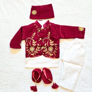 Nepali pasni dress for boy/Baby Weaning Ceremony /Rice feeding/ Annaprasan