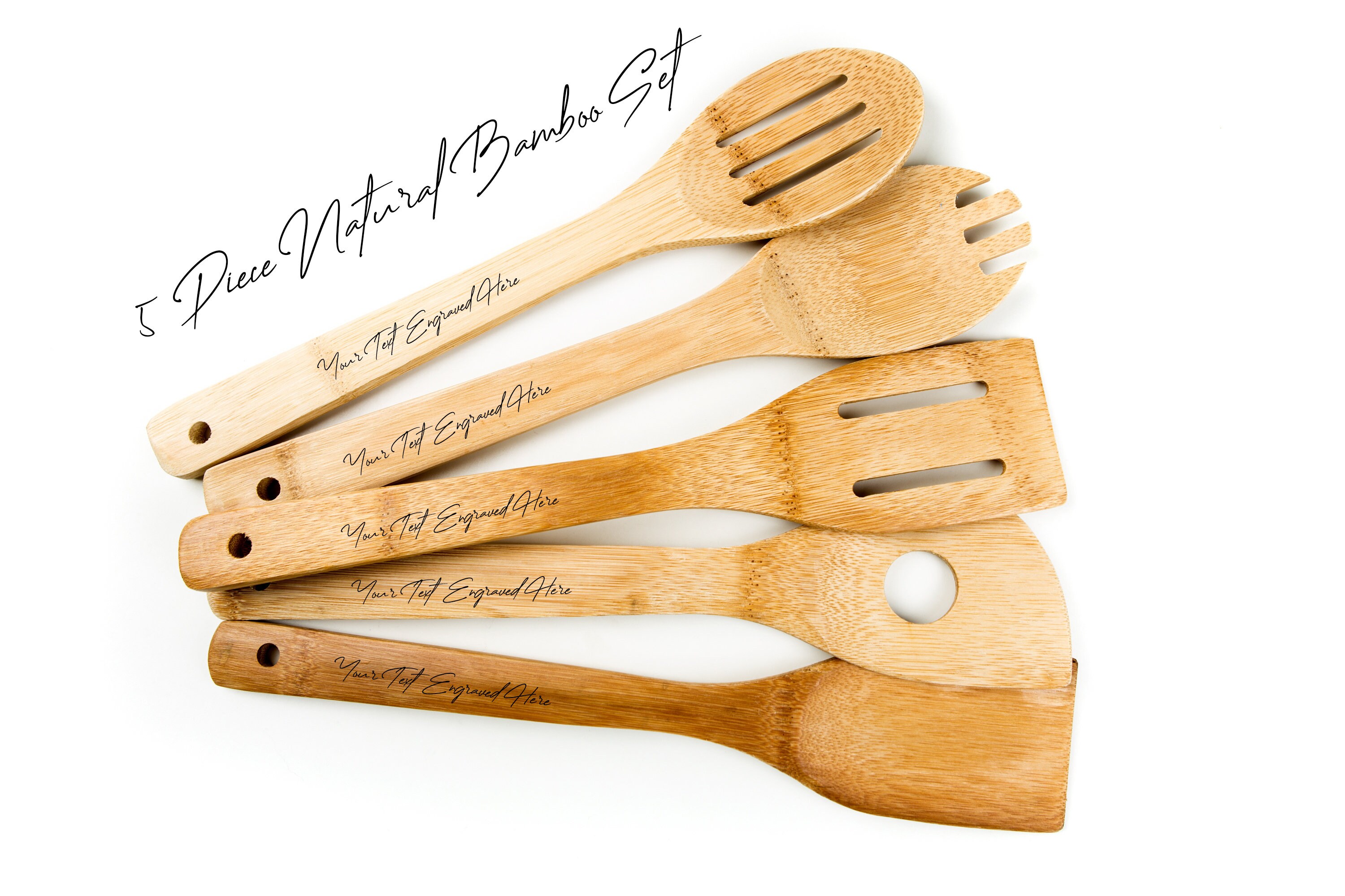 Bambus-Löffel In Herzform 30,5 Cm – Herzlöffel Aus Holz, Für Küche & Als Geschenk