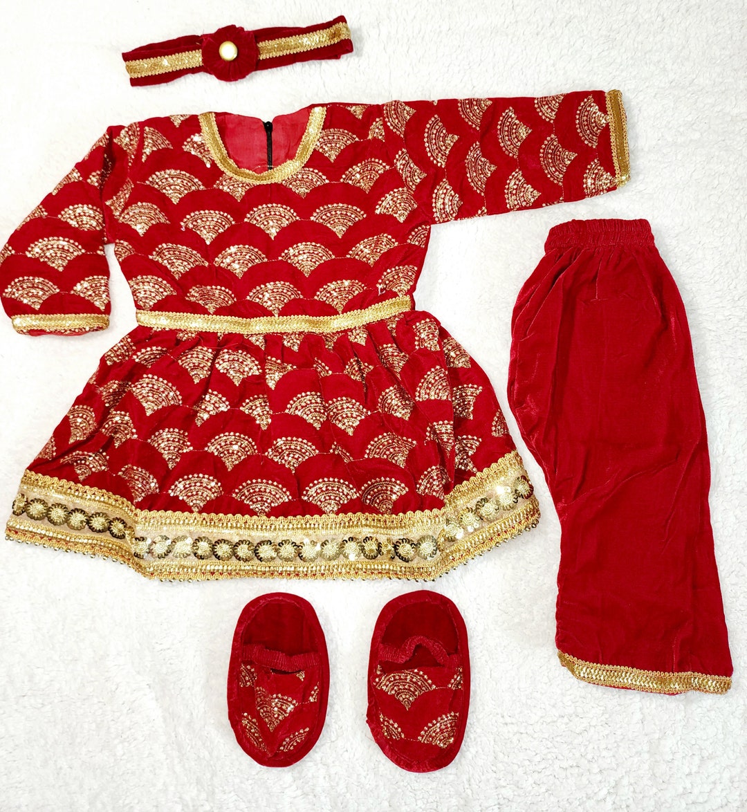 Nepali Pasni Dress for Baby Girl/baby Weaning Ceremony /rice Feeding