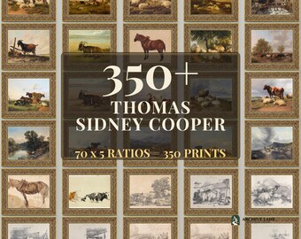 Nature Wall Art | 70 Vintage Prints, Thomas Sidney Cooper, Printable Wall Art, Instant Download