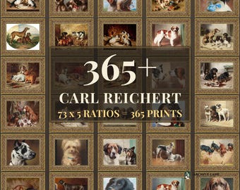 Nature Wall Art | 73 Vintage Prints, Carl Reichert, Printable Wall Art, Instant Download