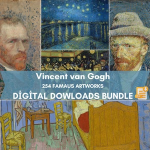 Vincent van Gogh 254 Beautiful Biblical Paintings | HQ Image Bundle Printable Wall Art | Instant Digital Download