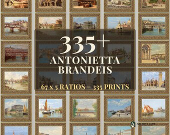 Vintage Poster | 67 Vintage Prints, Antonietta Brandeis, Printable Wall Art, Instant Download