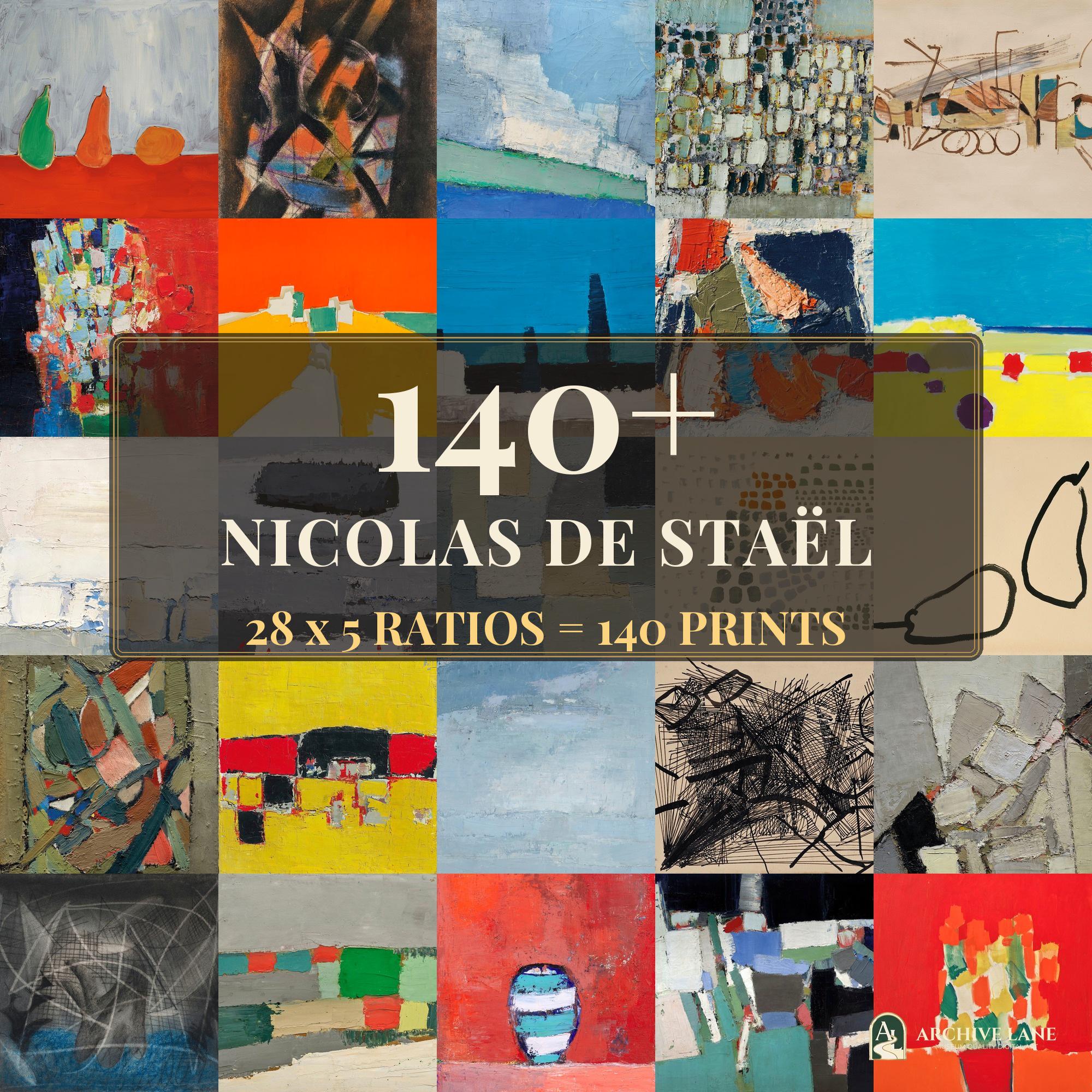 Nicolas de stael - Etsy 日本