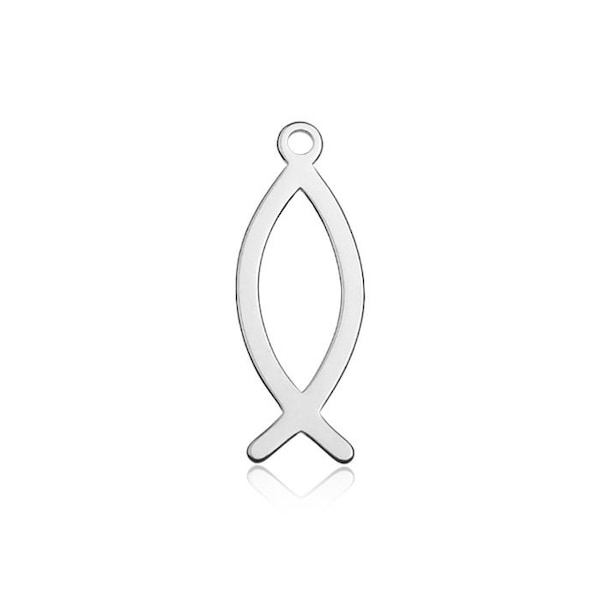 Charm Ichthys en argent sterling 925