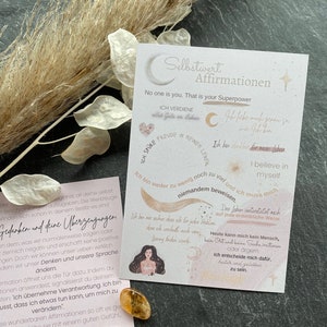 Selbstwert Affirmationen