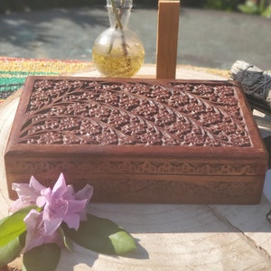 Hand-carved box