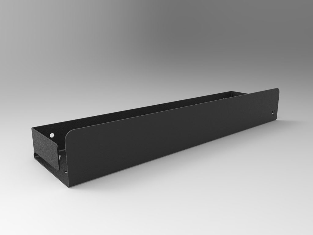 Floating shelf / Bathroom wall shelf / Shower shelf / Tub shelf / Stainless steel shelf / Metal steel shelf / Black / White | LILY