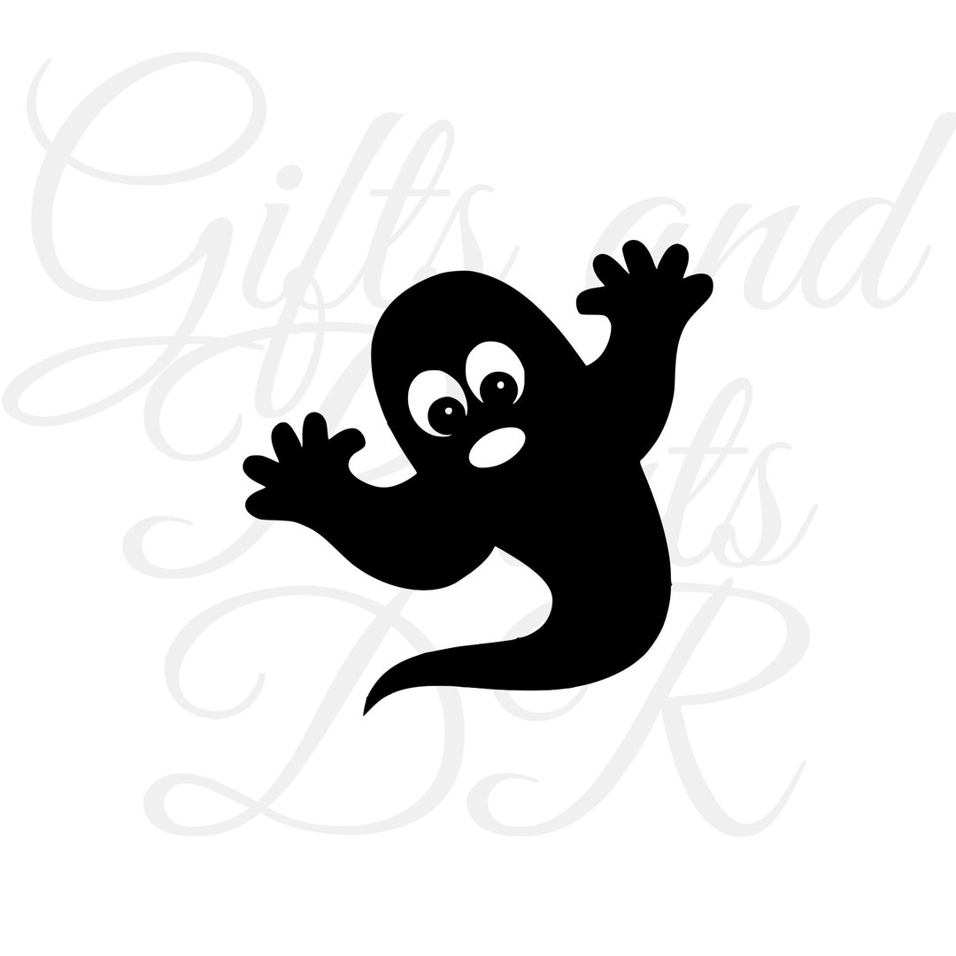 Ghost Decal Ghost Car Sticker Phantom Decal Halloween Sticker Etsy