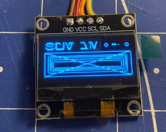 TARGET / all blue custom display screen for star wars props