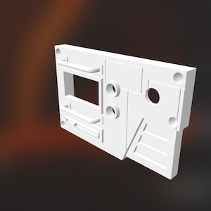 Mongrelprops X Mandalonyx Oled display cover plate STL (design 2)