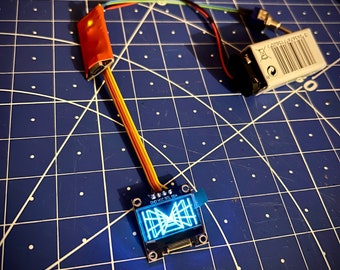 Trench Run style OLED display data-kit (code, instruction pdf and part list)