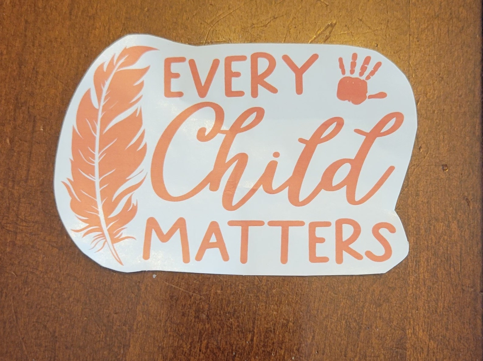 Every child matters hand print waterproof car sticker decal etsy canada
