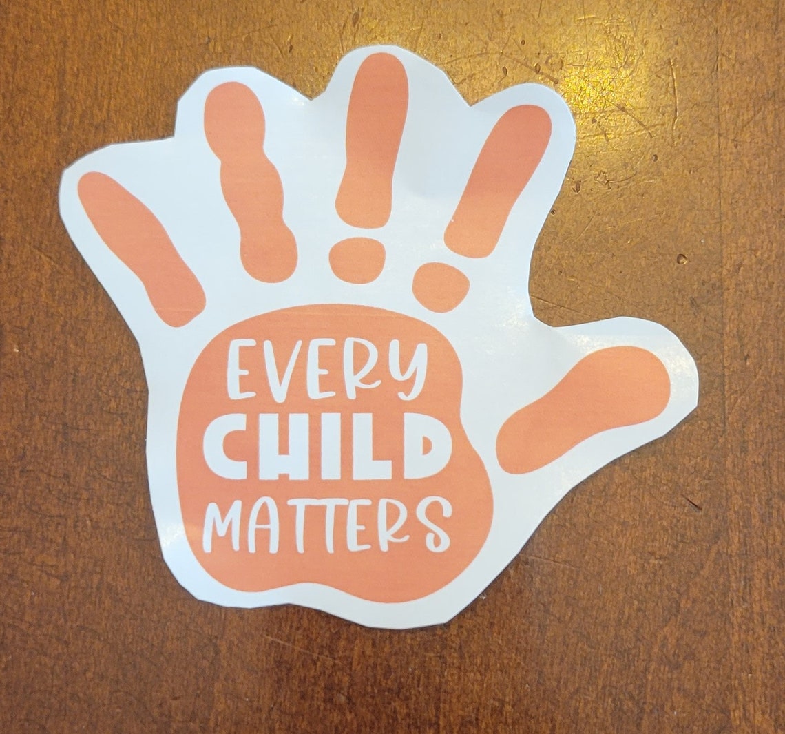 Every child matters hand print waterproof car sticker decal etsy canada