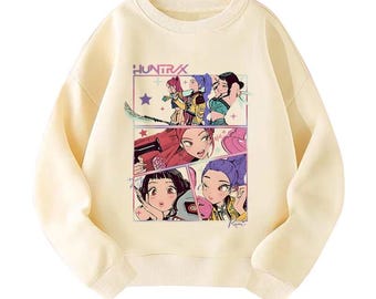 Sweat-shirt Enfant Unisexe - sajaboy - huntrix - kpop demon hunter - chasseur de démon - tigre chat démon