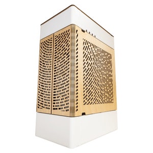 Kanto mATX V1.3 The Original Wooden PC Case (White)