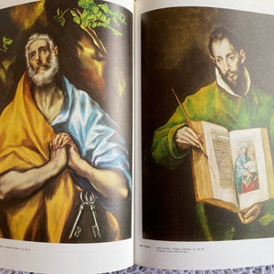Vintage El Greco Art Book Hardcover Book in Spanish image 6