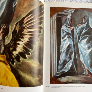 Vintage El Greco Art Book Hardcover Book in Spanish image 9