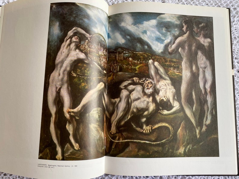 Vintage El Greco Art Book Hardcover Book in Spanish image 10
