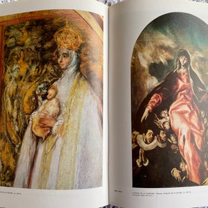 Vintage El Greco Art Book Hardcover Book in Spanish image 5