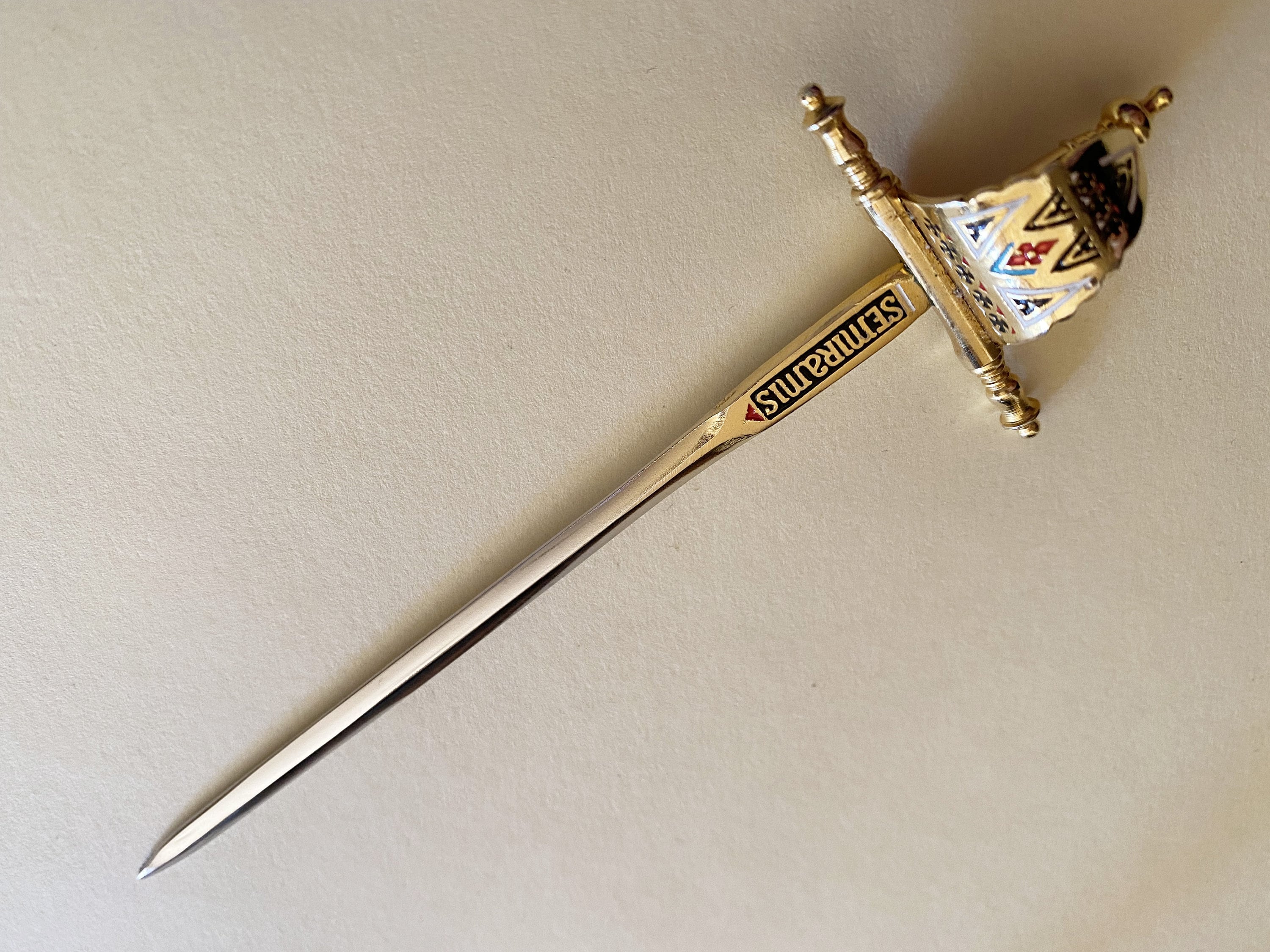 Kriss Java Brojol Udan Emas (Gold Rain Damascene Patern) Indonesian