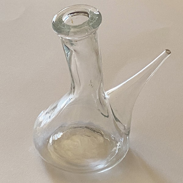 Vintage Miniatur Porron Krug Wein Bier Essen Fotografie Prop Küche Dekoration