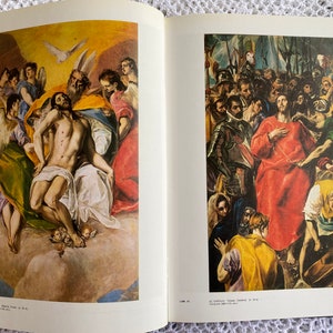 Vintage El Greco Art Book Hardcover Book in Spanish image 2