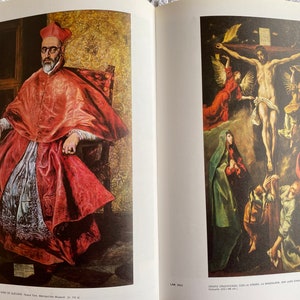 Vintage El Greco Art Book Hardcover Book in Spanish image 4