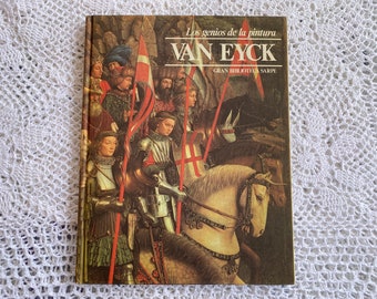 Vintage Van Eyck Art Book Hardcover Book in Spanish