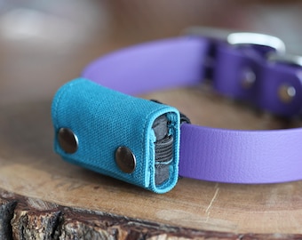 FI MINI Compatible Pouch with Velcro - Handmade for all Collar and Harness Styles - 16 Color Options