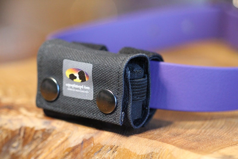 FI Series 3 GPS Compatible Pouch with Velcro Backing Handmade for all Collar and Harness Styles 15 Colour Options image 1