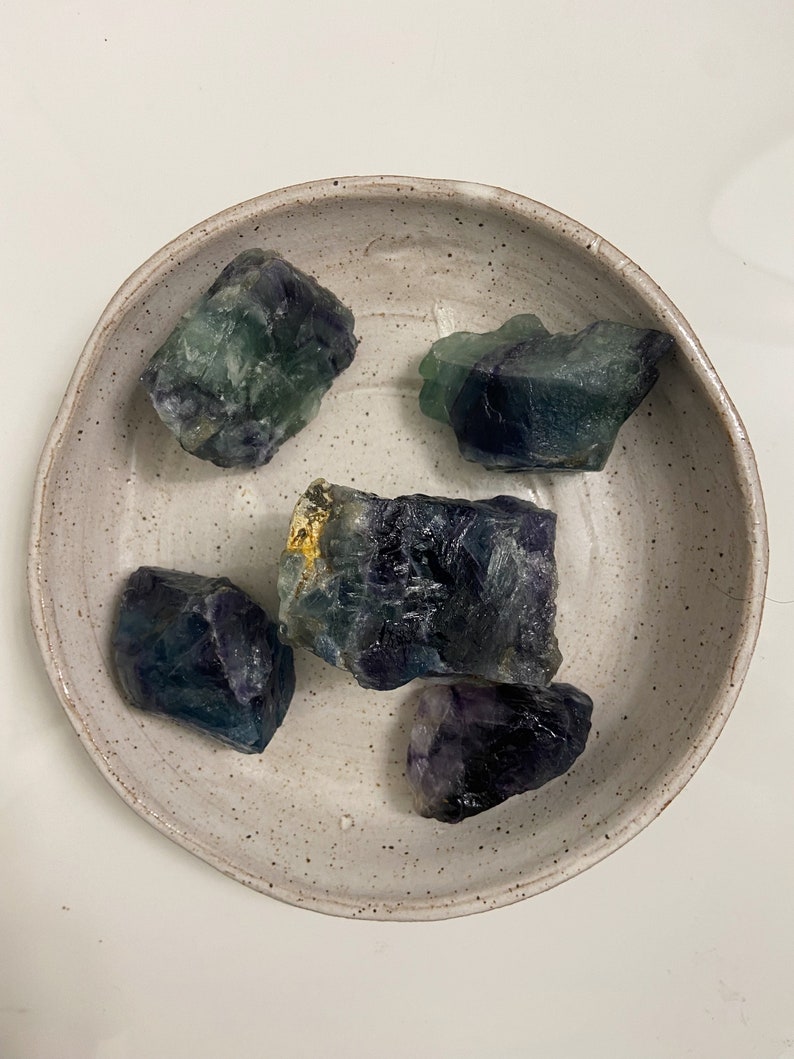 Small to Large Raw Fluorite Chunk Crystal Rocks Stones Healing G