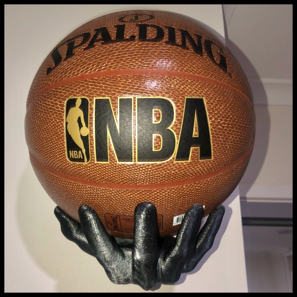 BASKETBALL Wall Holder - So Cool! Ships from USA for USA orders & all others from Australia