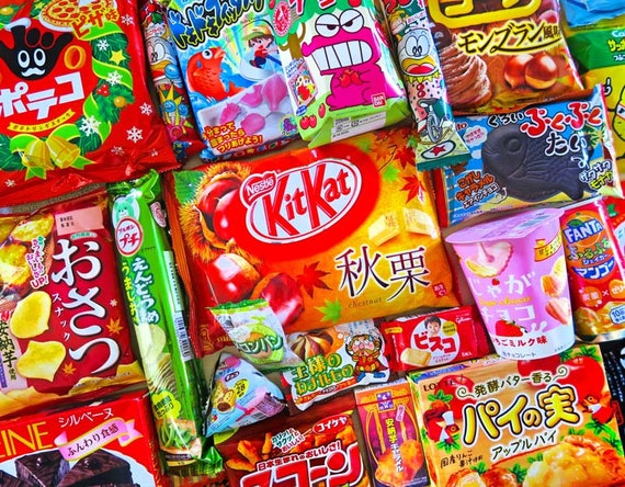 お菓子セット（Pocky, KitKat, プリングルズなど）