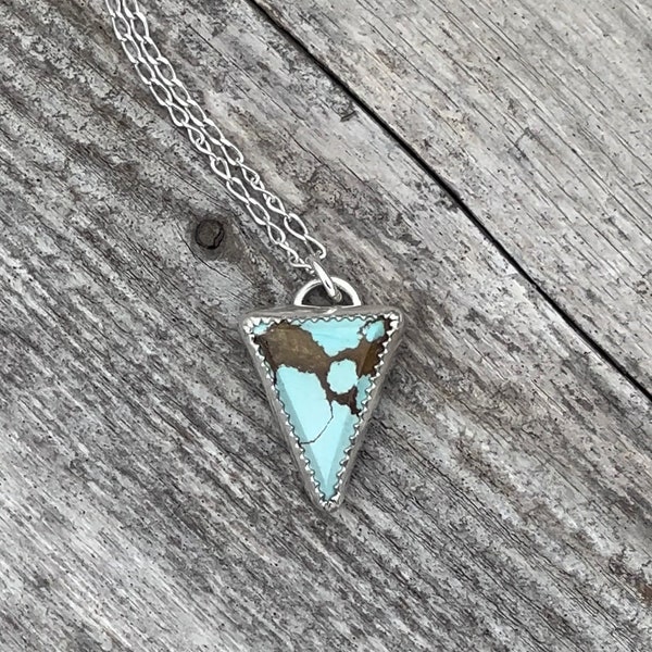 Sand Hill Turquoise Sterling Silver Pendant Necklace