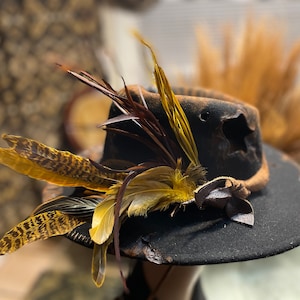 Rustic Soul Burnout Hobo Hippie Western Country Modern Rodeo Cowgirl Cowboy Custom Wide Brim Fedora Gift Accessory