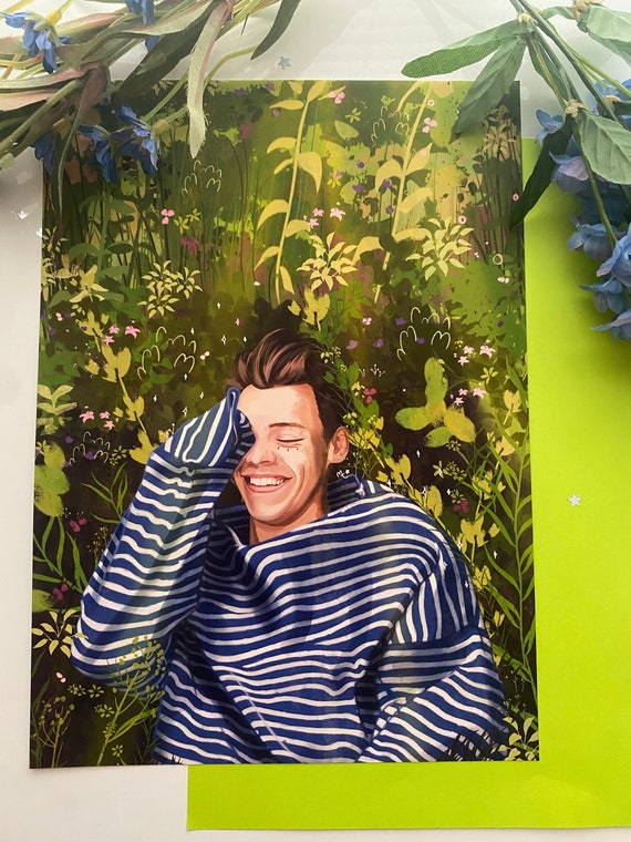 Harry Styles en el campo de las flores Art Print - Etsy México Harry Styles en el campo de las flores Art Print - Etsy México