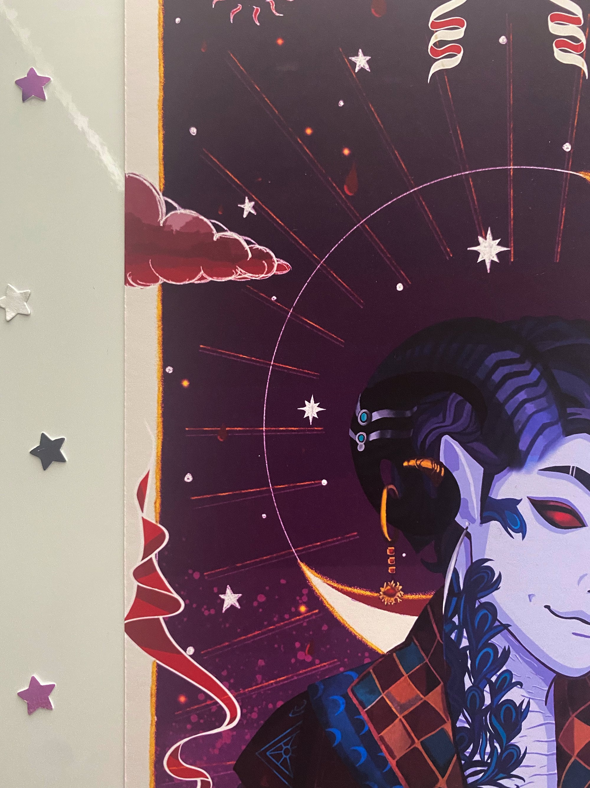 Mollymauk Tealeaf Tarot Card Print Etsy