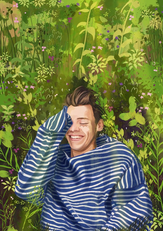 Harry Styles en el campo de las flores Art Print - Etsy México Harry Styles en el campo de las flores Art Print - Etsy México