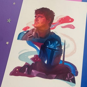 The Mandalorian Din Djarin Print
