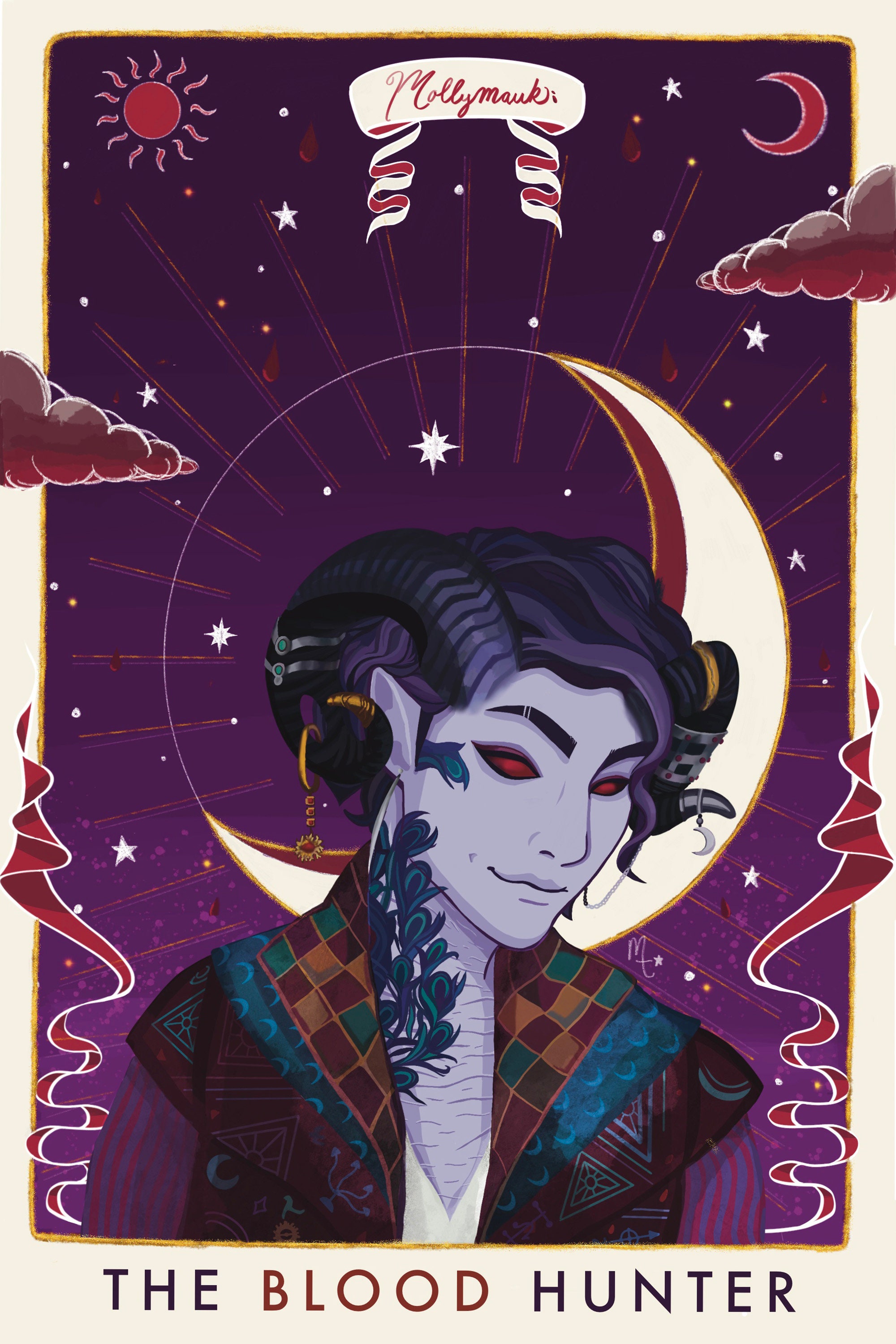 Mollymauk Tealeaf Tarot Card Print Etsy