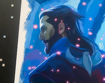 Lucanis Dellamorte - Dragon Age Fanart Art Print