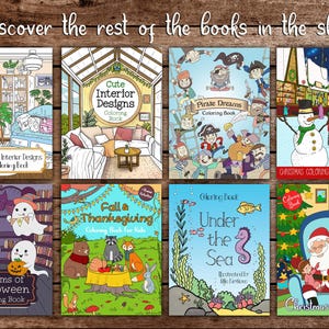 High quality downloadable printable coloring books for Procreate