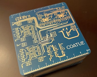 Posavasos con placa de circuito impreso (texto personalizado) para café, té, ordenador, regalo, vasos, taza, PCB, bar