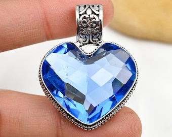 Decoro Natalizio Da Appendere A Forma Di Cuore | Nuvole Di Stoffa - Foto 10