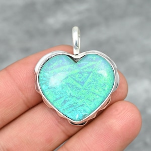 Australian Triplet Opal Pendant 925 Sterling Silver Pendant Triplet Opal Gemstone Pendant Handmade Pendant Triplet Opal Jewelry Gift For Her