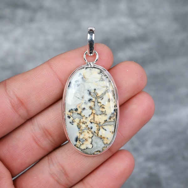 Maligano Jasper Pendant 925 Sterling Silver Pendant Maligano Jasper Gemstone Pendant Handmade Jewelry Maligano Jasper Jewelry Gift For Her