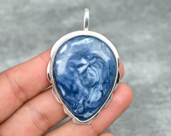 Pietersite Pendant 925 Sterling Silver Pendant Pietersite Gemstone Pendant Necklace Handmade Jewelry Pietersite Jewelry Gift for Her Mother